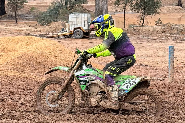 Peter BedFord at Central Vic MX Club Toolleen